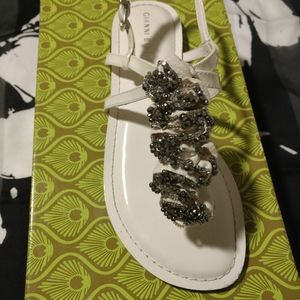 Gianni Binni cloud white sandles